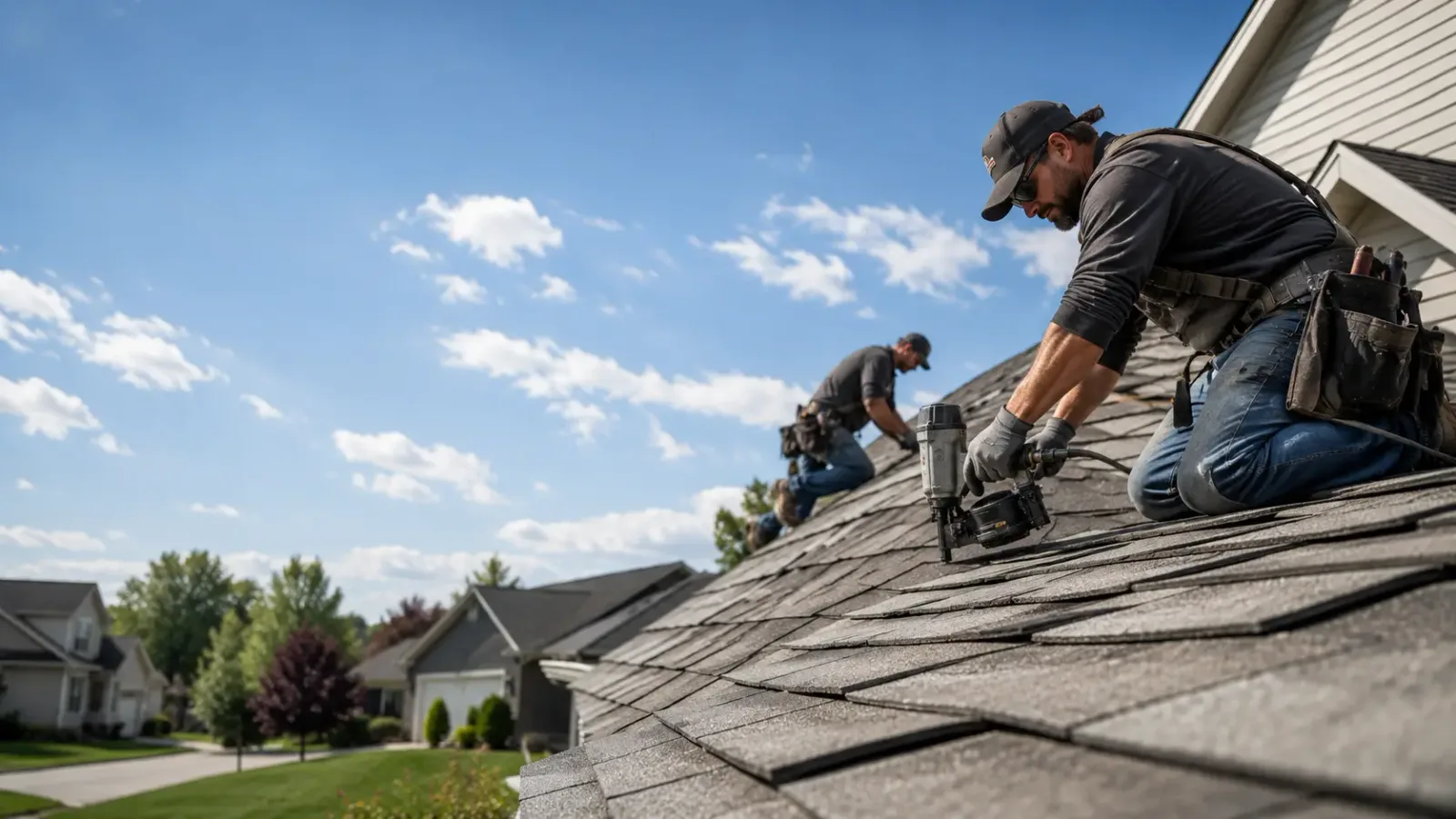 Storm Damage Roof Repair in Greenfield, IL near me